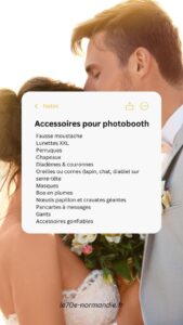 accessoire photobooth mariage