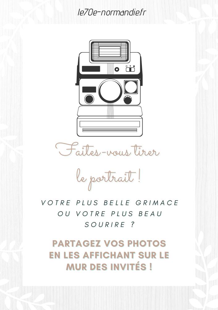polaroid animation mariage