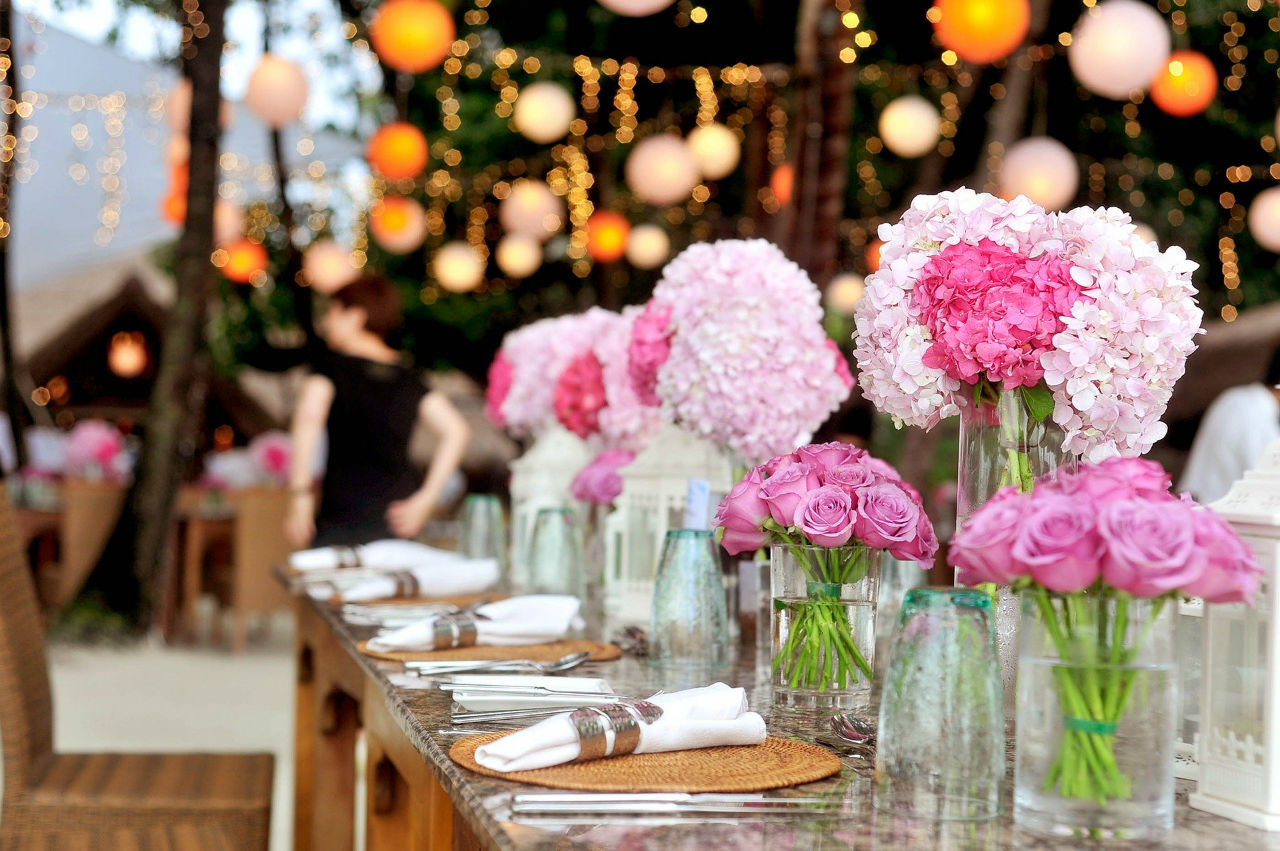 decoration table mariage