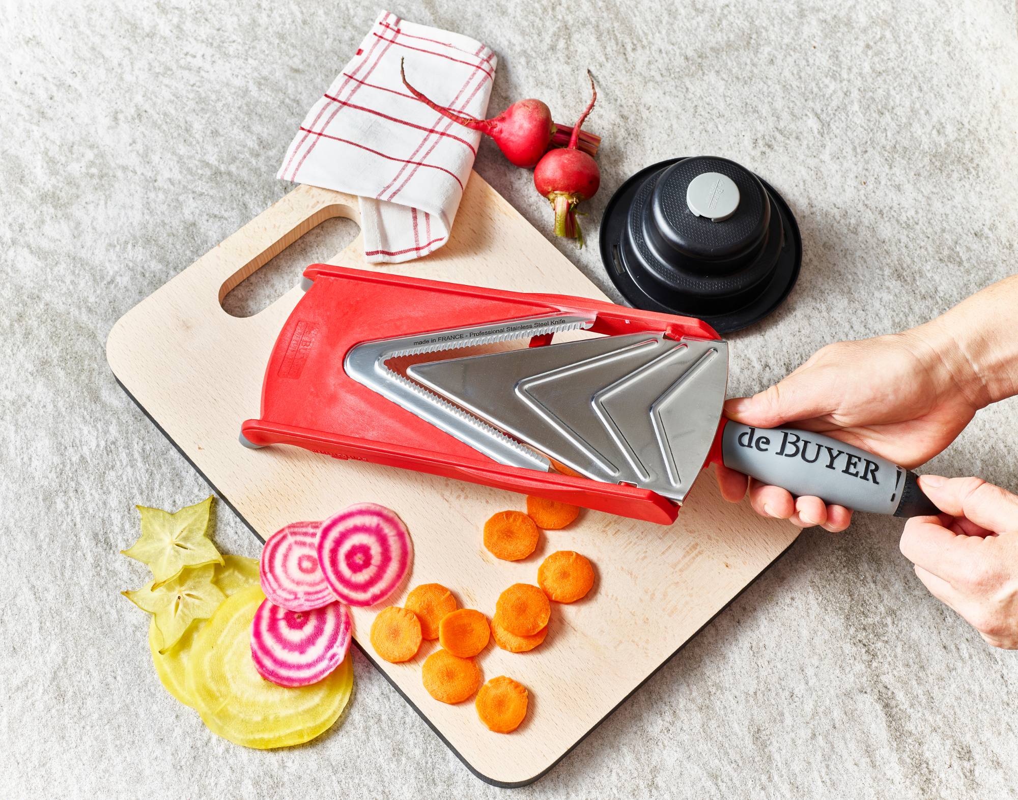 Protège-doigts Pour Découpe Légumes - Accessoire Cuisine Ergonomique Antidérapant, Sécurité Mandoline, Idéal Débutants