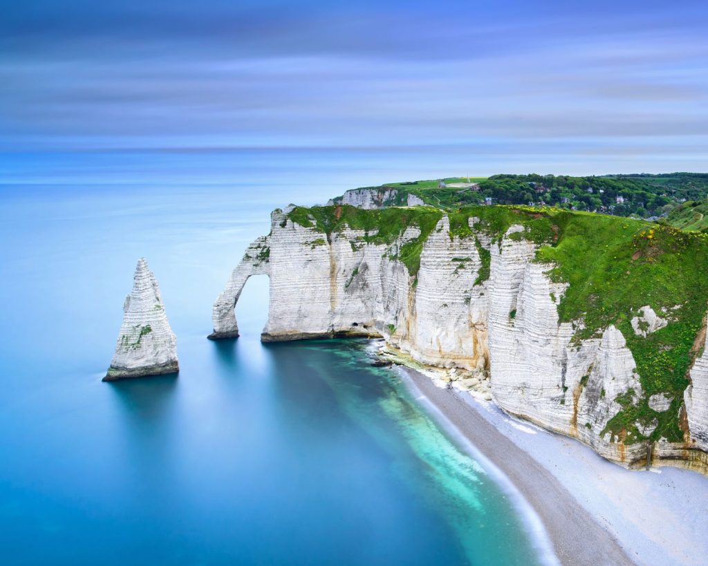 Falaise d'Etretat en Normandie