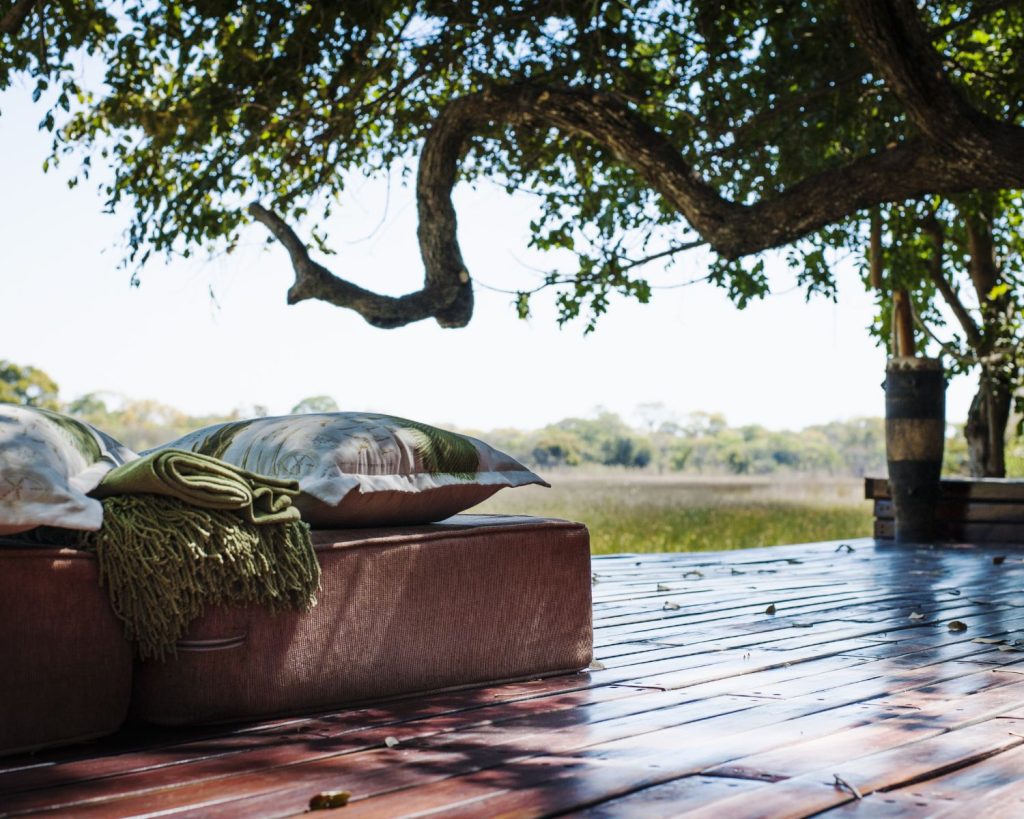 siège confortable au milieu de la nature