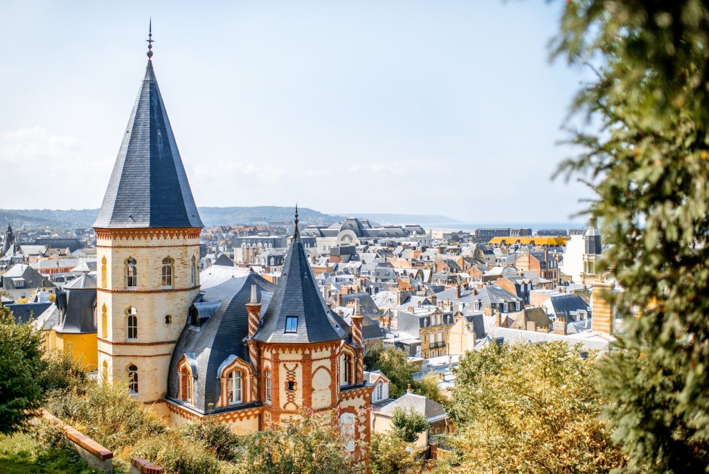 Vue imprenable sur Trouville, en Normandie