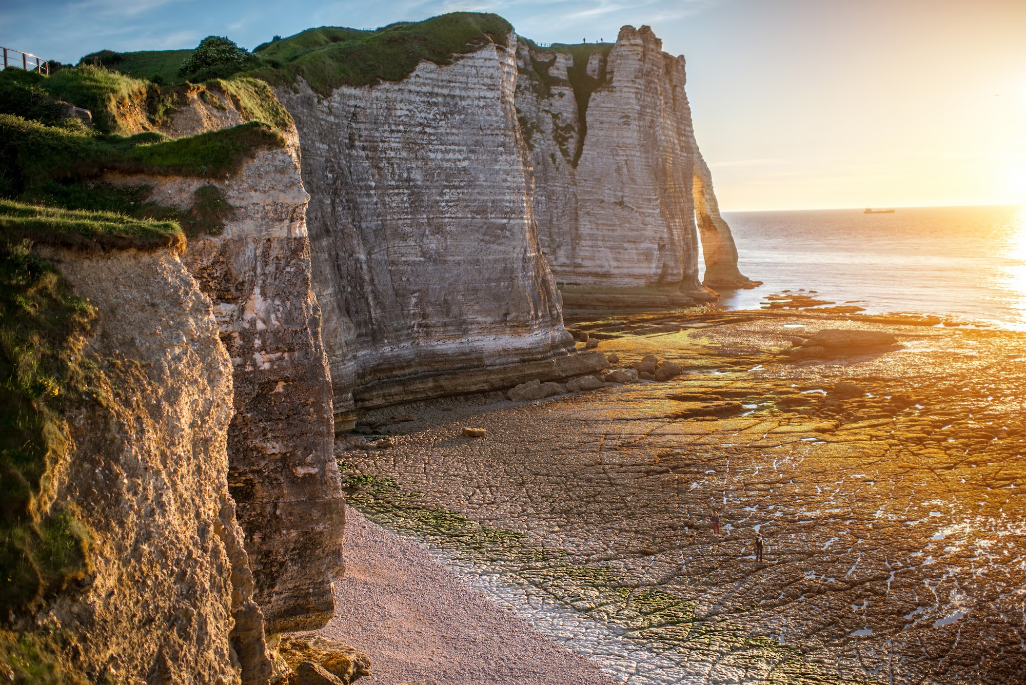 Falaises d'Etretat, en Normandie