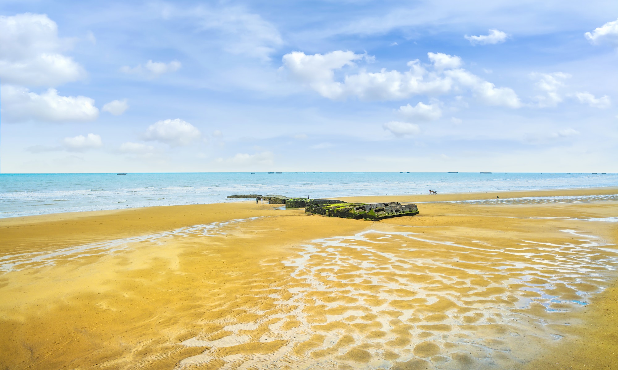 Les plages normandes chargées d'histoire mondiale