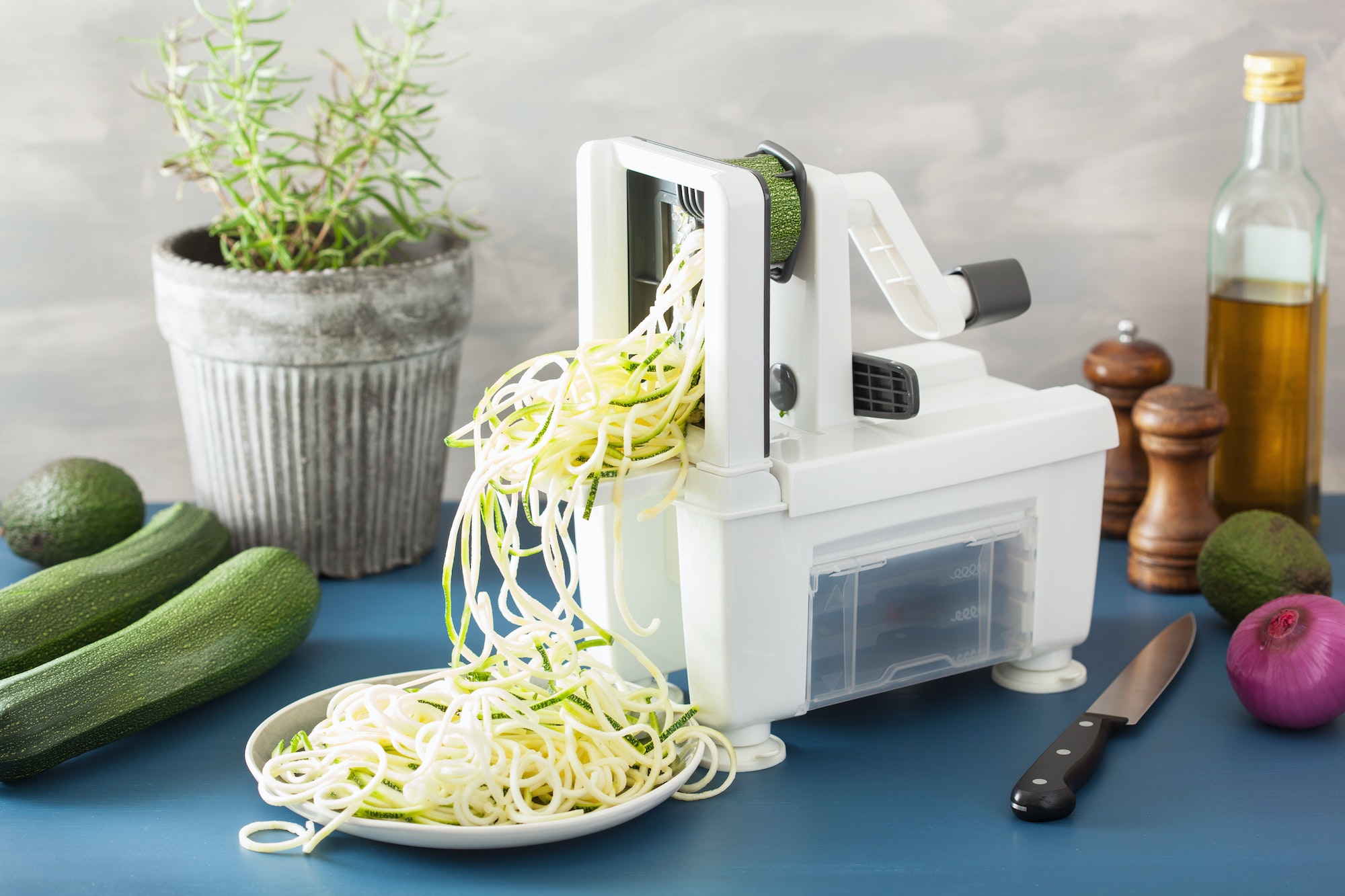 Mandolines de Cuisine avec Spiraliseur de Légumes - Mandoline de