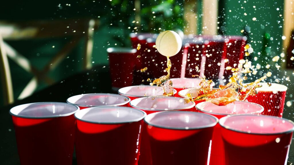 Un beer pong