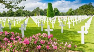 Cimetière américain en Normandie